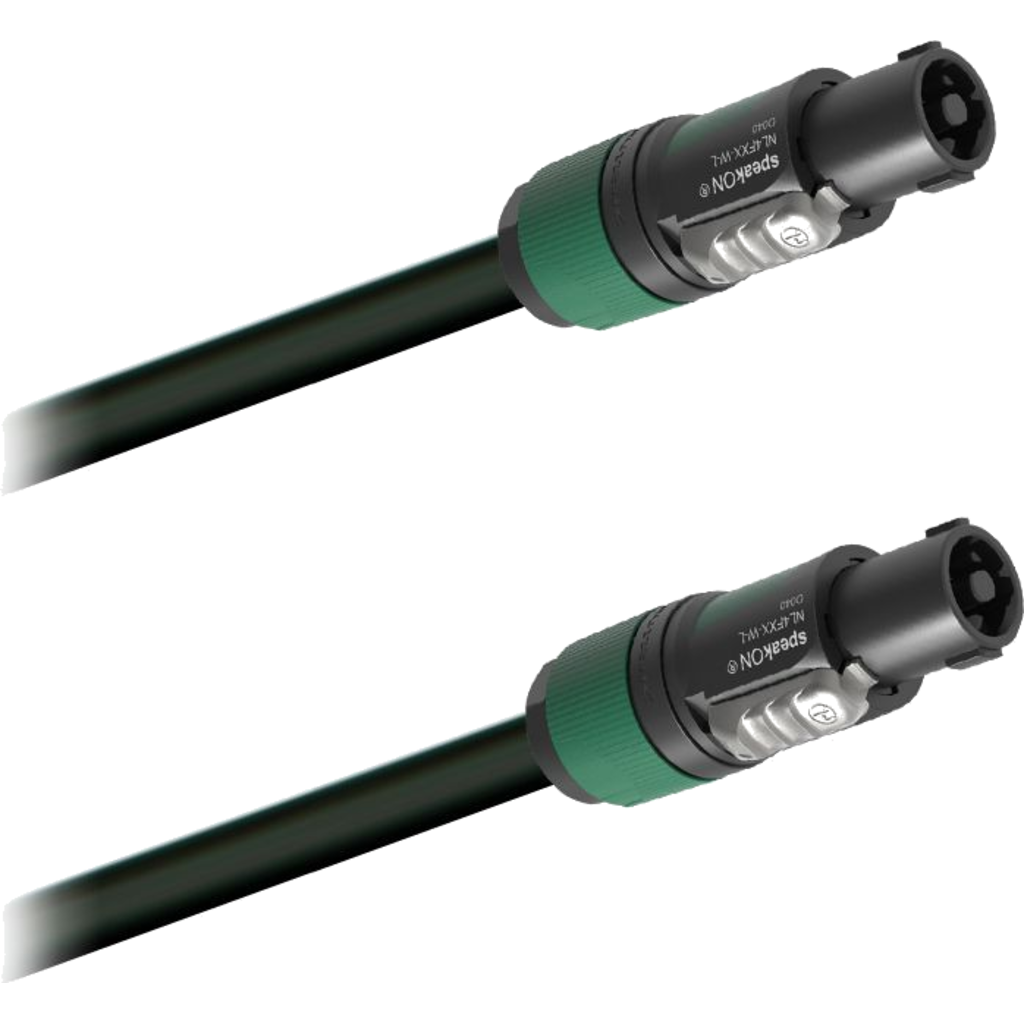 [14613] Dreitec 14614 høyttalerkabel 4 x 4,0 mm² – Neutrik speakON 4-pol hann til hann (0.5m)