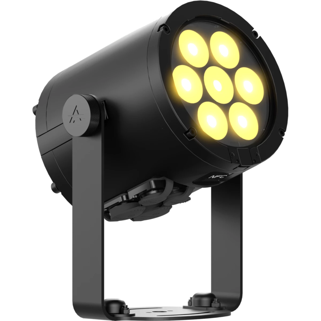 [186270] PROLIGHTS Smart ParNeo – IP65 batteridrevet RGB+WW spotlight med CRMX, 3.188 lm og SpektraOS