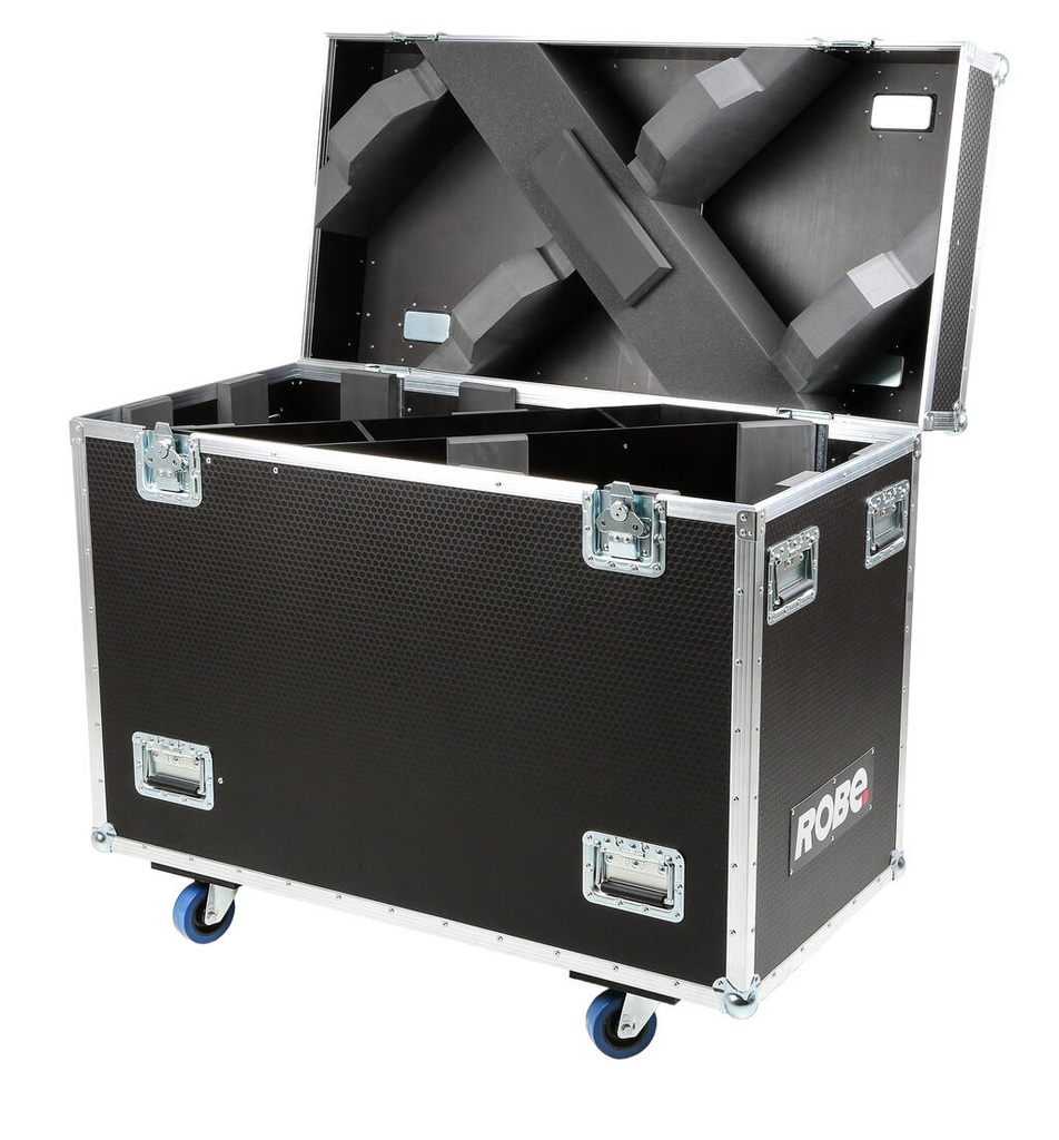 Robe flightcase – PATT 2017, dobbel