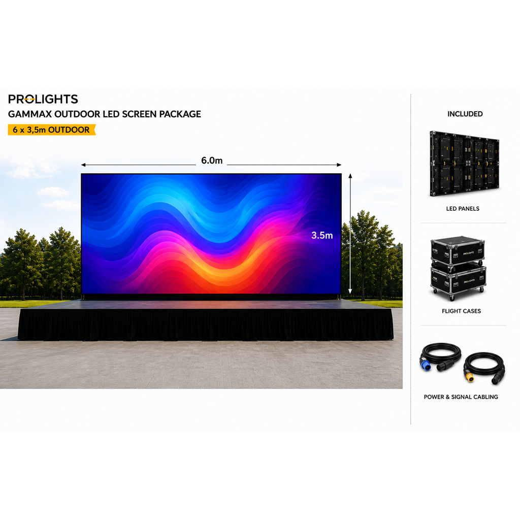 [186546] Prolights LED Skjerm 6 x 3.5m