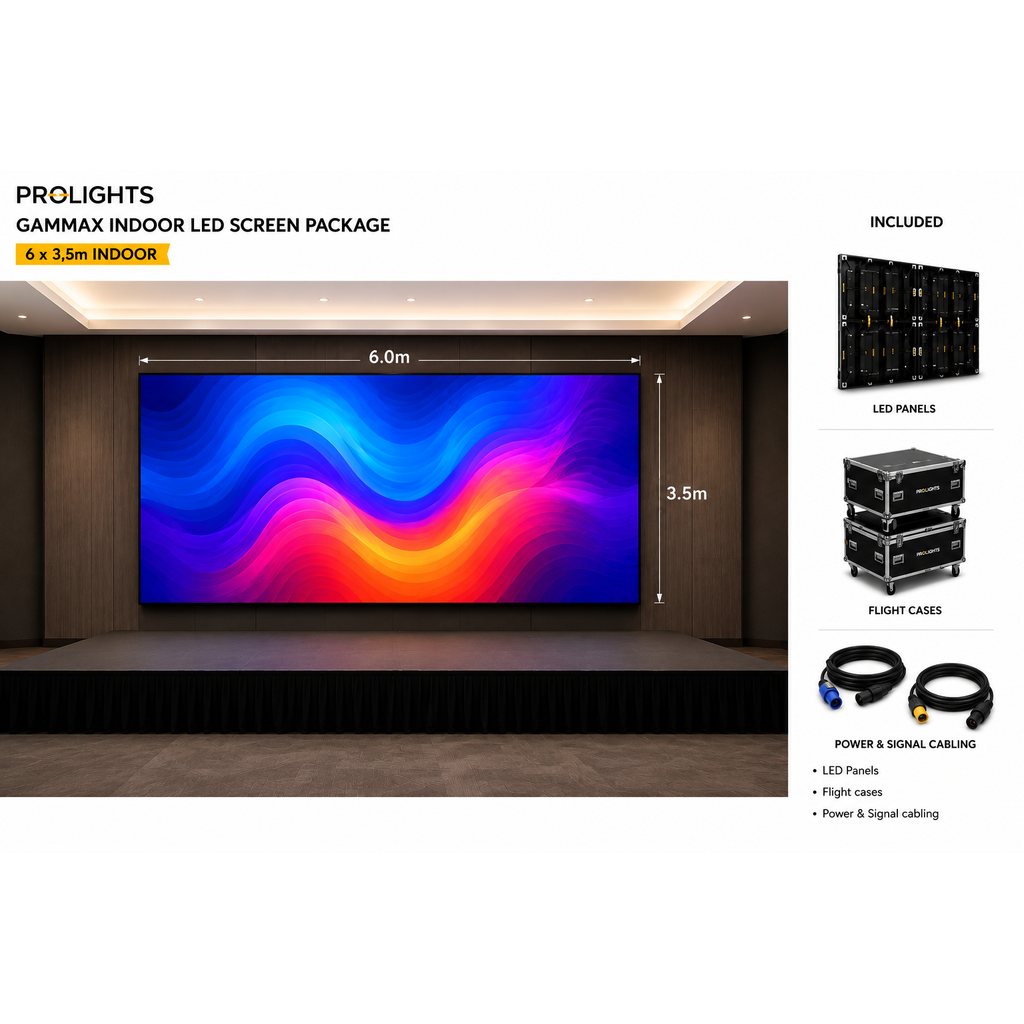 [186547] Prolights LED Skjerm 6 x 3.5m