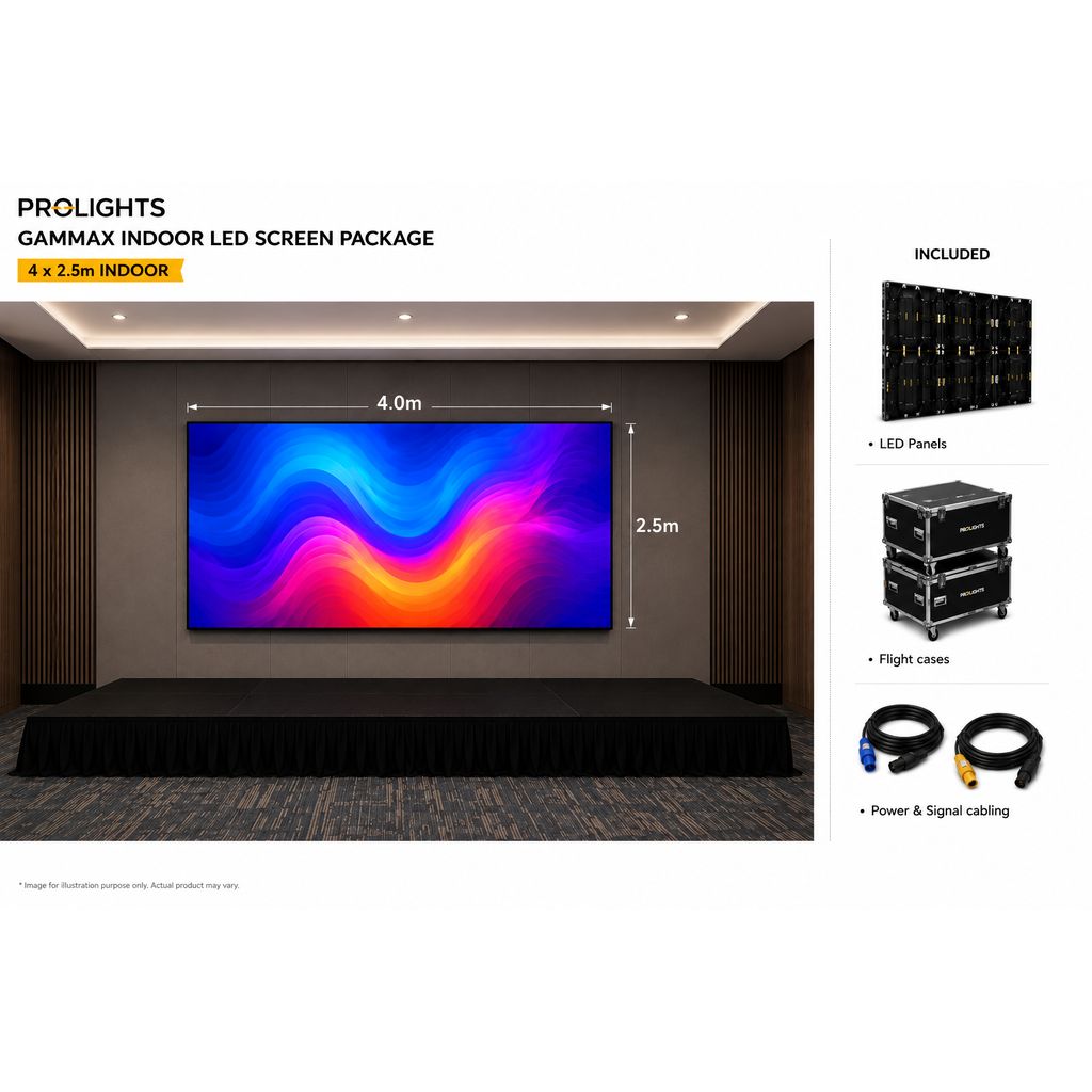 [186550] Prolights LED Skjerm 4 x 2.5m