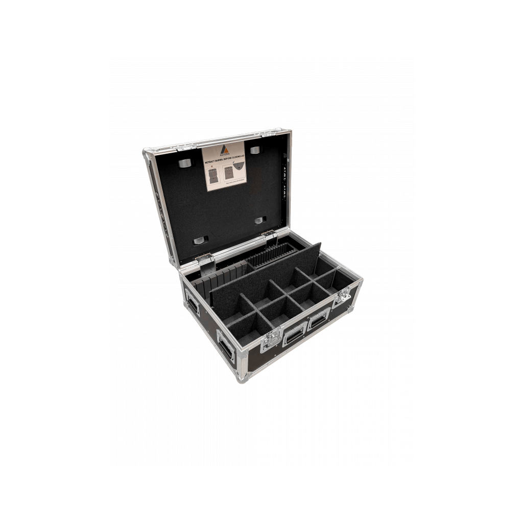 Astera QuikBeam – flightcase for åtte lamper