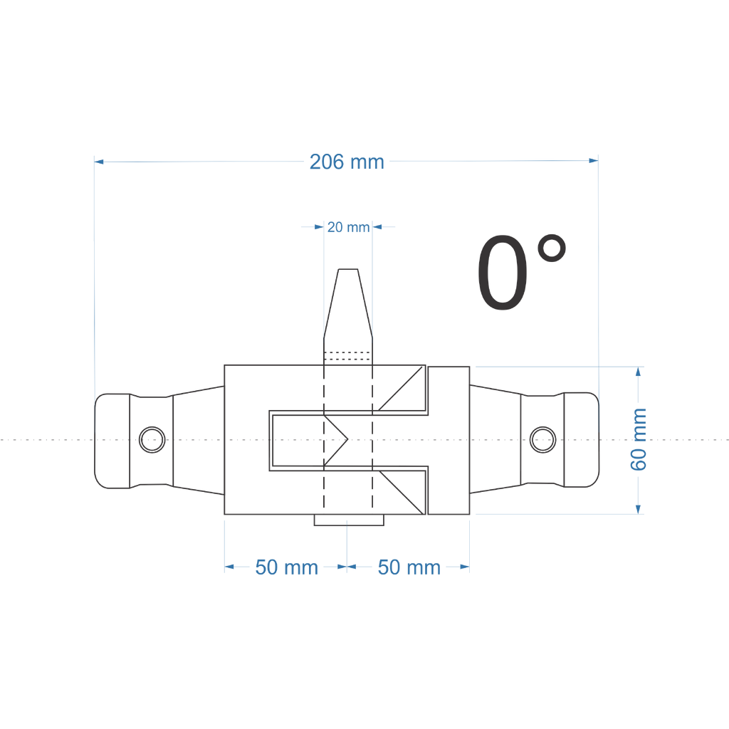 Prolyte CCS7-H-0 Hengsel 0°