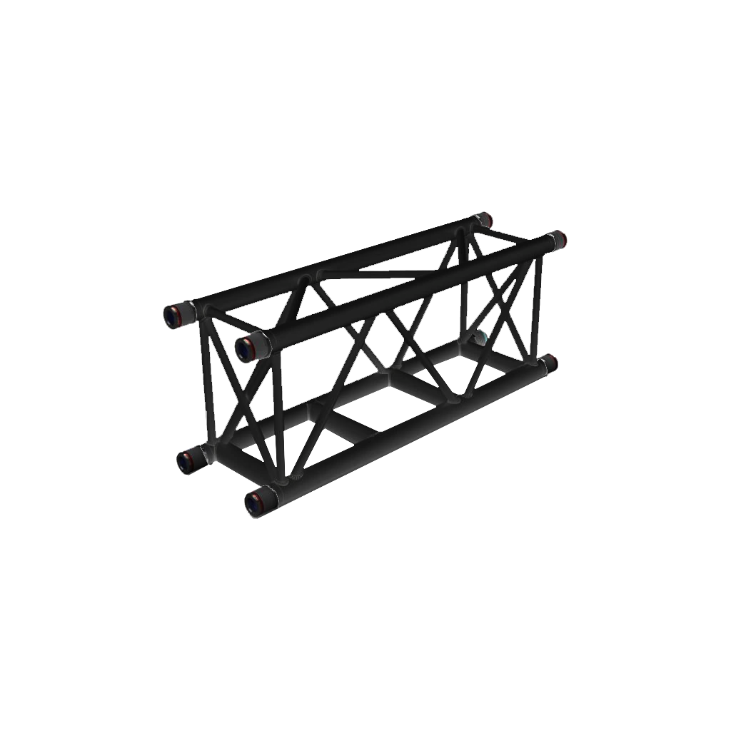[186290] Prolyte VER-H40R – rektangulær tross i sort (50cm)
