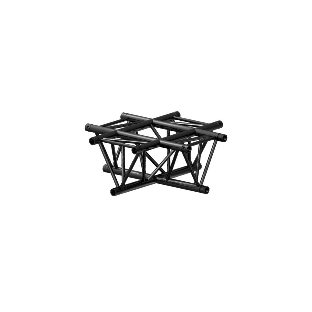 [166285] Prolyte X30D-C016 trekantet hjørne – 4-Veis Kryss, Sort
