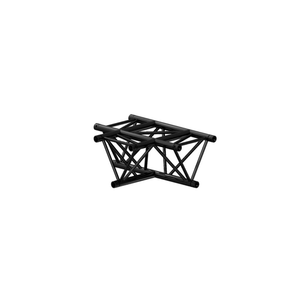 [166286] Prolyte X30D-C017 trekantet hjørne – 3-Veis T, Sort