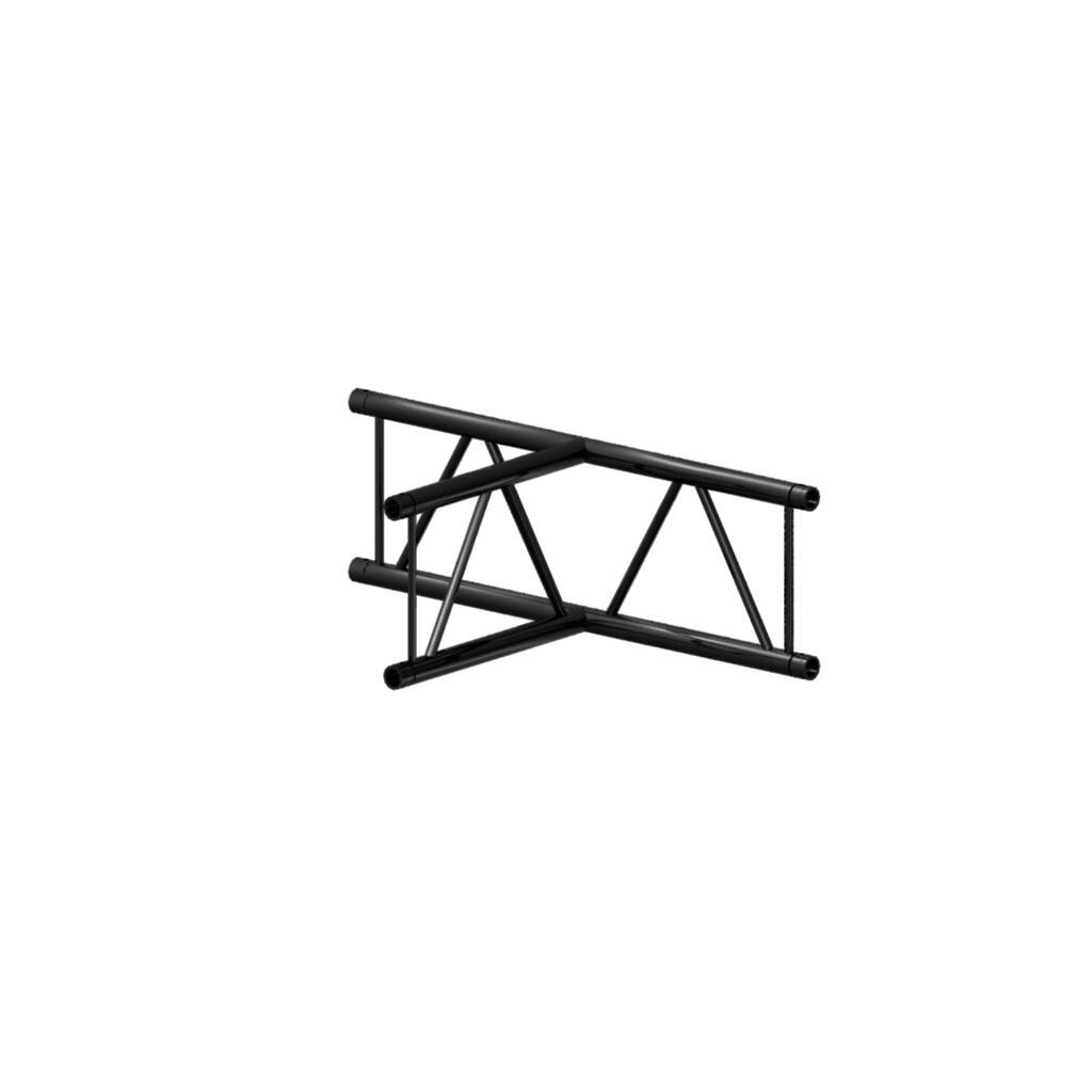 [166383] Prolyte X30L-C017U stigehjørne – 3-Veis T, Sort