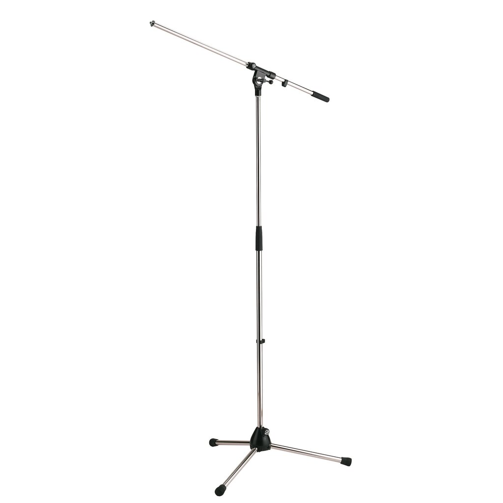 K&M 21020 Microphone stand, Chrome H: 900/1605mm, BL: 800mm