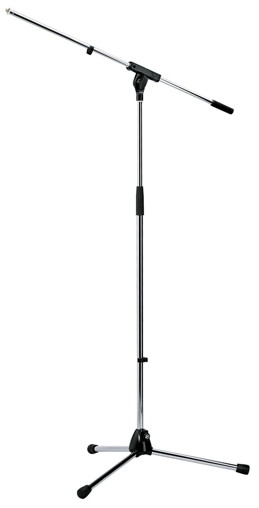 K&M 21060 Microphone stand, Chrome H: 925/1630mm, BL: 805mm