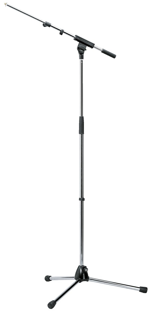 [21080-300-02] K&M 21080 Microphone stand, Chrome H: 925/1630mm, BL: 425/725mm