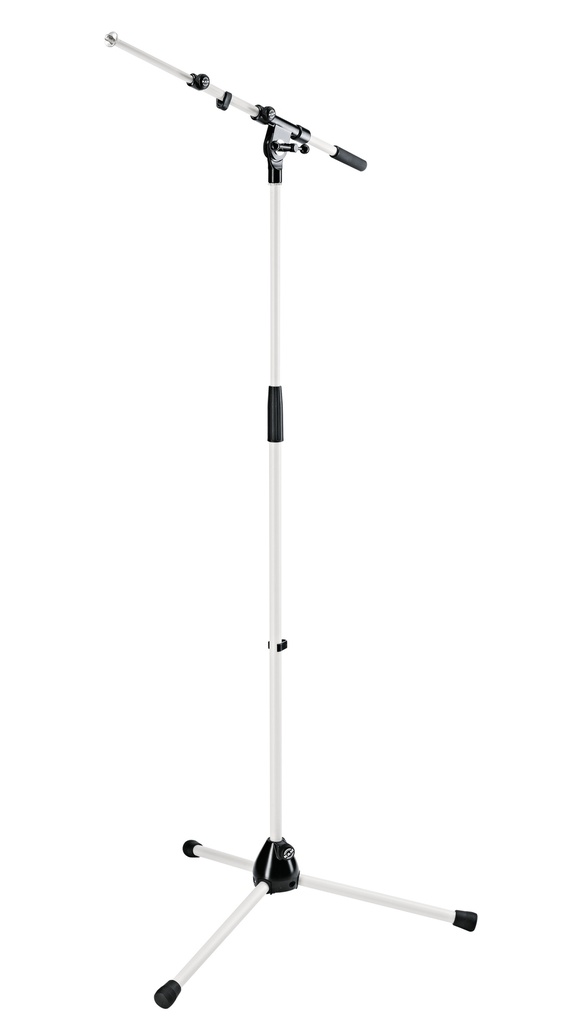 [21090-300-76] K&M 21090 Microphone stand, Pure White H: 900/1605mm, BL: 435/745mm