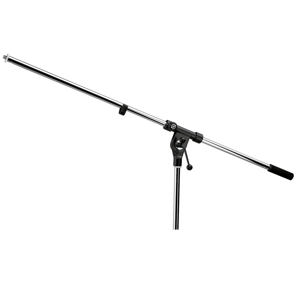 K&M 21100 Boom arm, Chrome one-piece with 3/8" thread, BL: 800 mm.