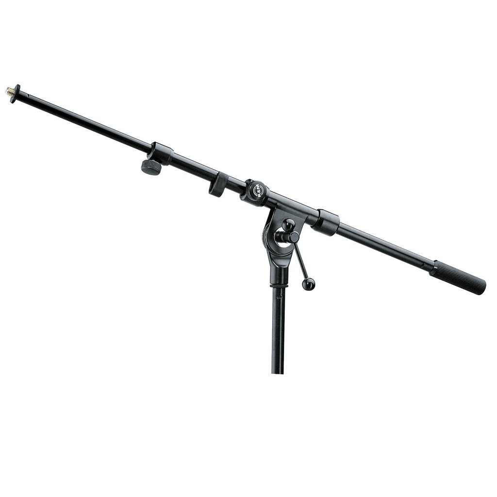 K&M 211/1 – teleskopisk mikrofonbom, sort