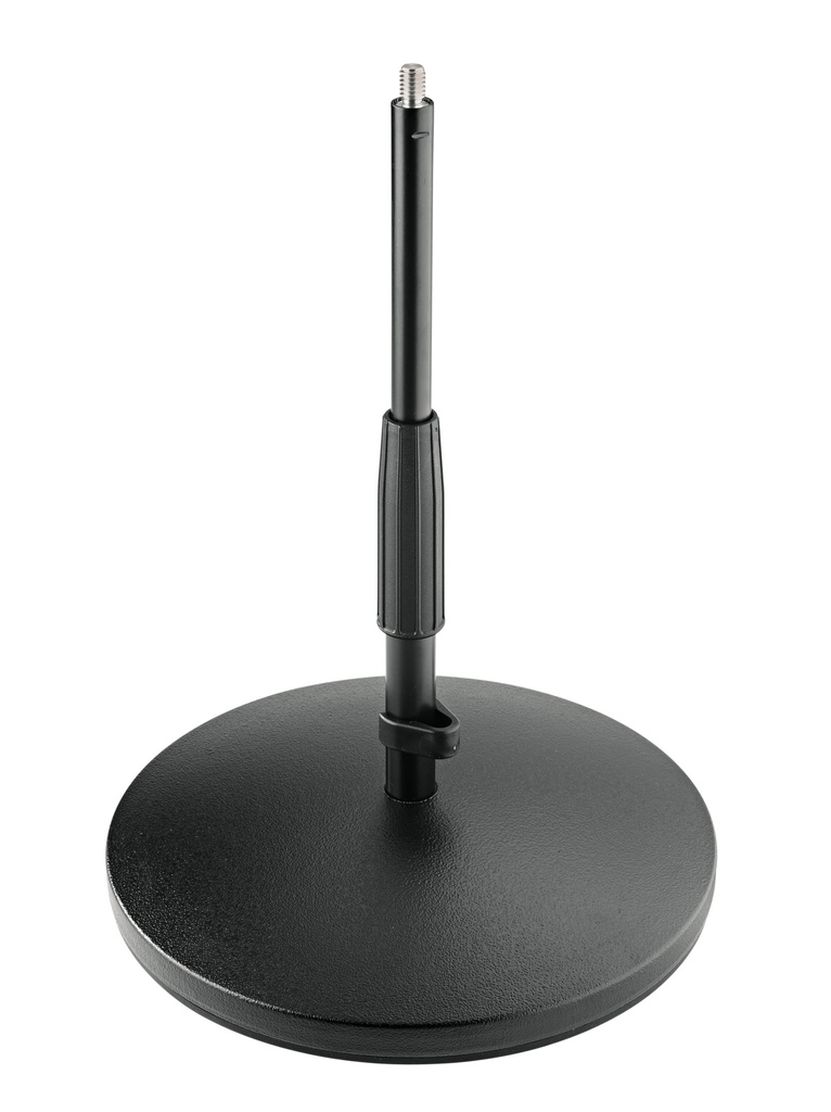 [23320-300-55] K&M 23320 Microphone stand, Black heavy cast iron base H: 217-347 mm, 3/8“