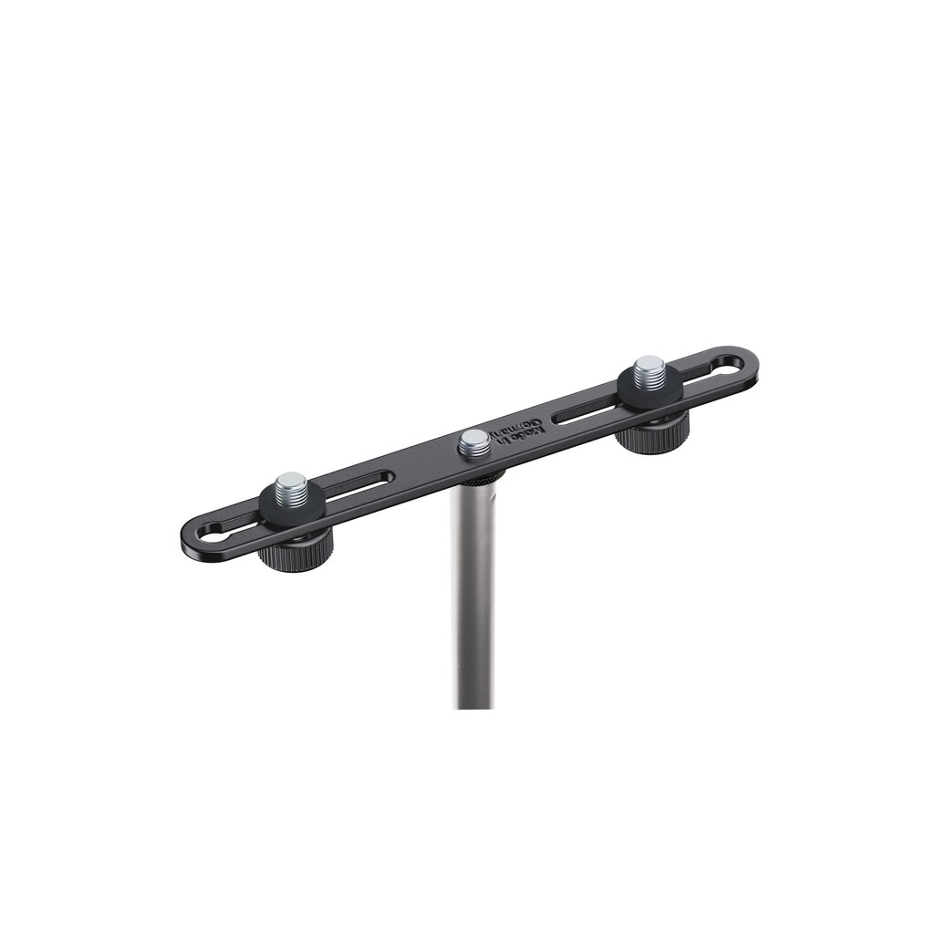 K&M 23550 Mikrofonskinne for 2 mikrofoner