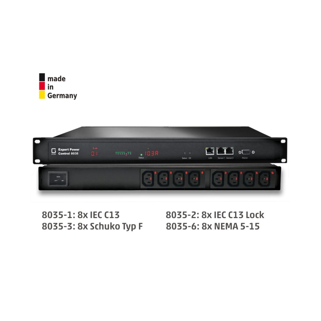 [GUD-80351] GUDE Expert Power Control 8035-1 – strømstyring og overvåking