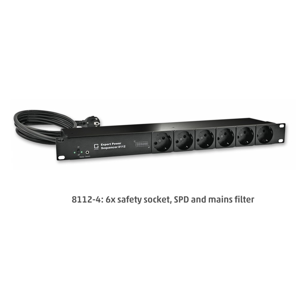GUDE Expert Power Sequencer 8112-4 – strømstyring og overvåking
