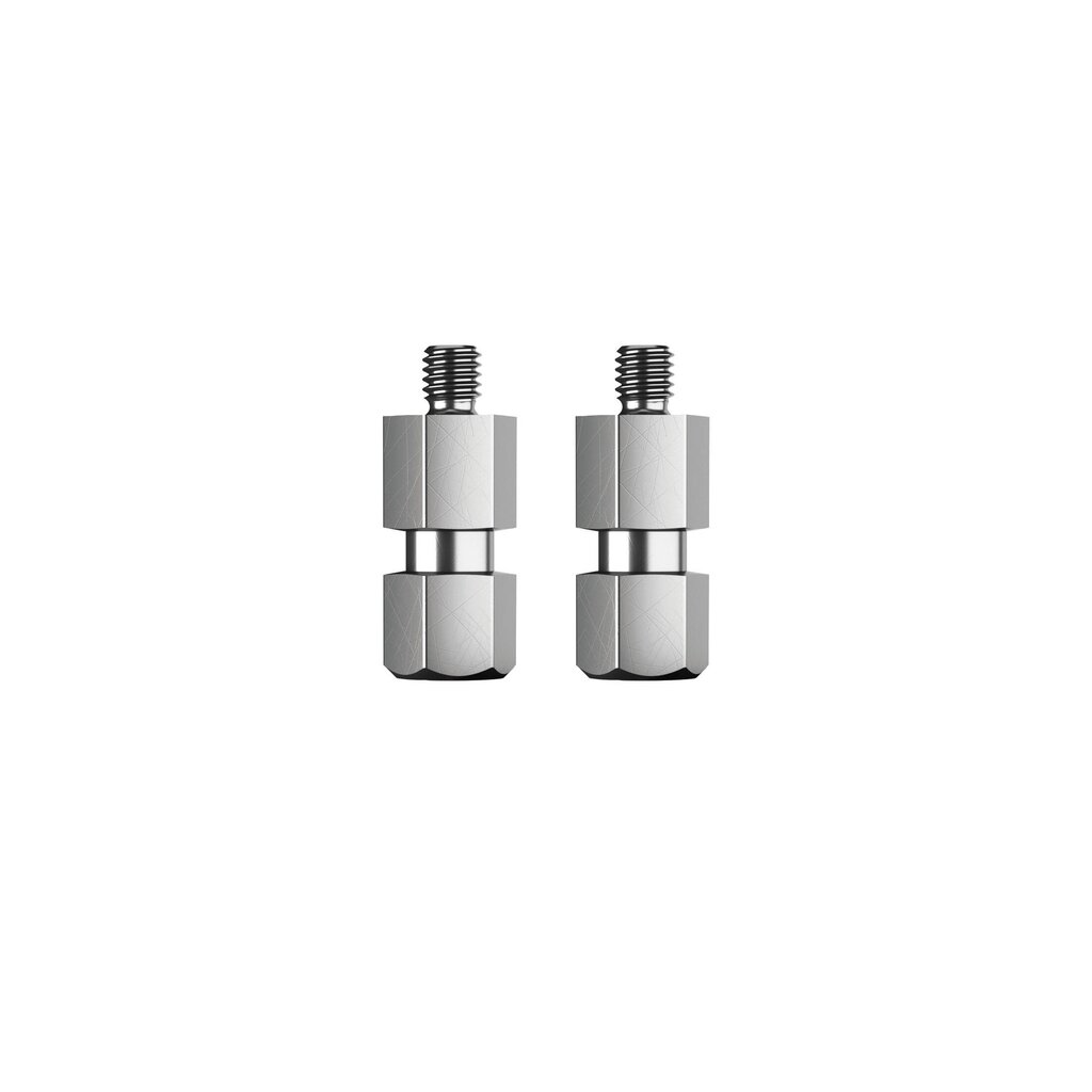 K&M 23903 Threaded bolt zinc-plated 1/4". 2 pcs