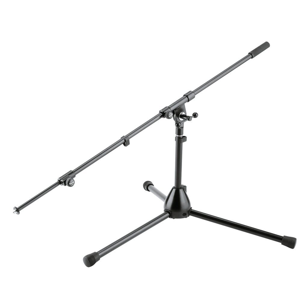[25500-300-55] K&M 25500 Mikrofon gulvstativ med lang galge. 870/1550mm.