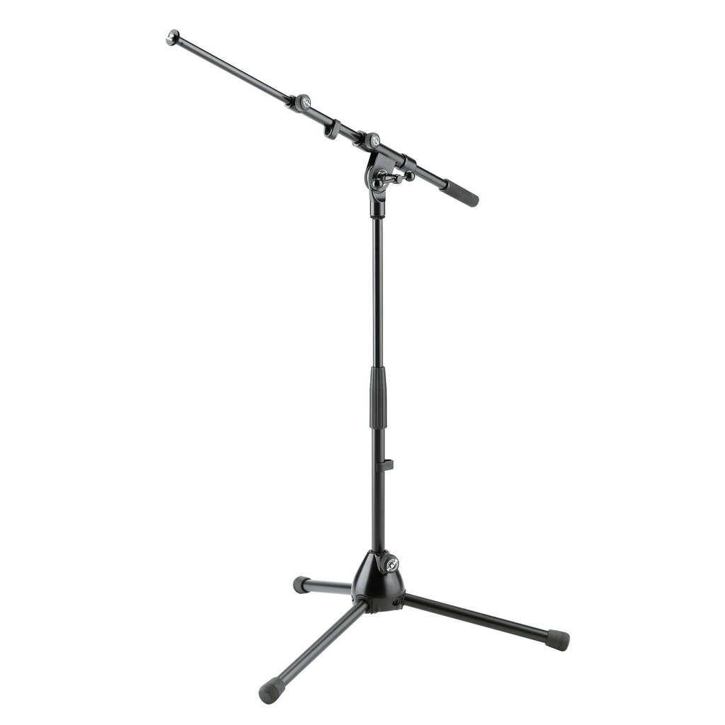 [25900-300-55] K&M 25900 Mikrofonstativ, lite m/galge Sort finish