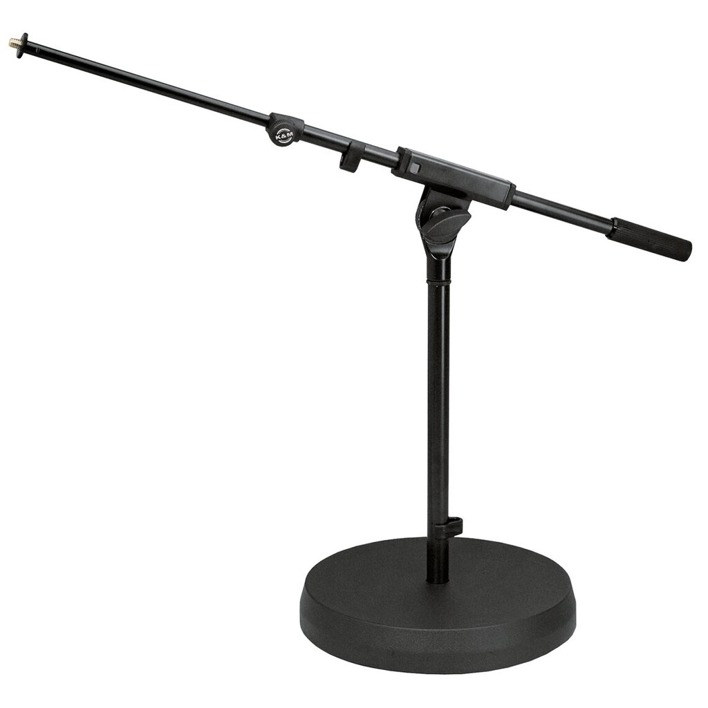 [25960-300-55] K&M 25960 Mikrofonstativ stor rund base med galge