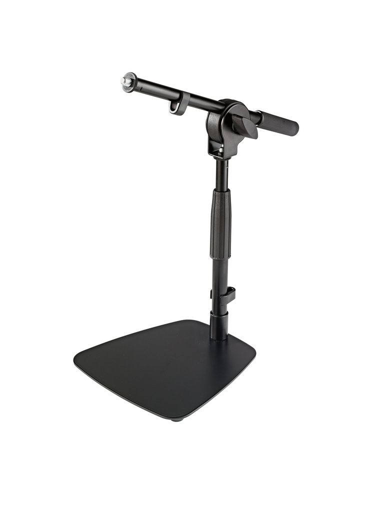 K&M 25995 Table- /Floor microphone stand Base: 200x200mm, H:285/400mm, BL:310mm