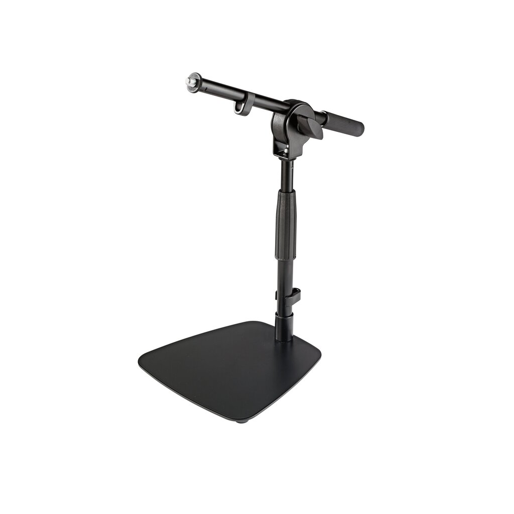 [25995-300-55] K&M 25995 Table- /Floor microphone stand Base: 200x200mm, H:285/400mm, BL:310mm