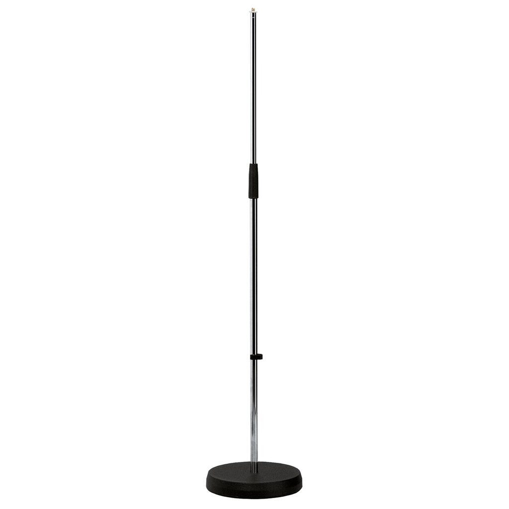 [26000-300-02] K&M 26000 Mikrofonstativ, nikkel Rund fot