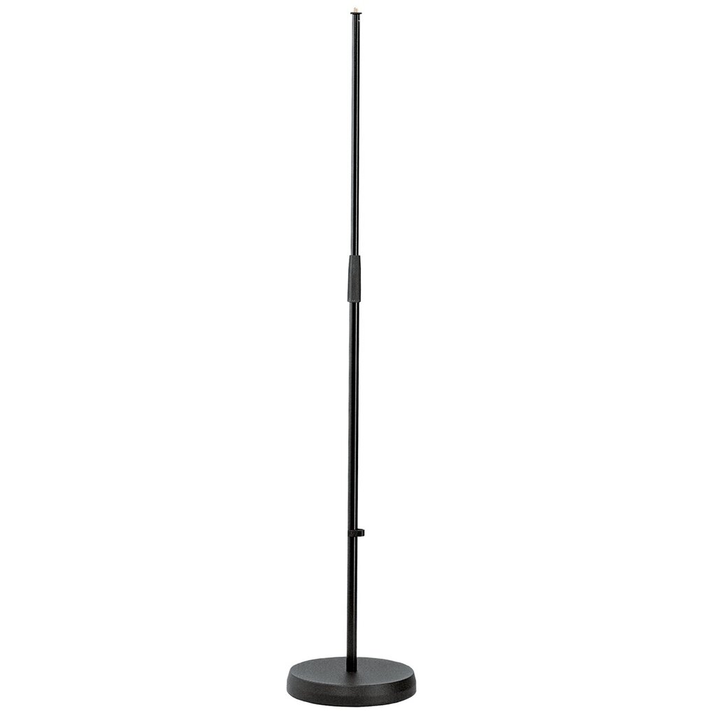 [26000-300-55] K&M 26000 Mikrofonstativ, rund fot svart