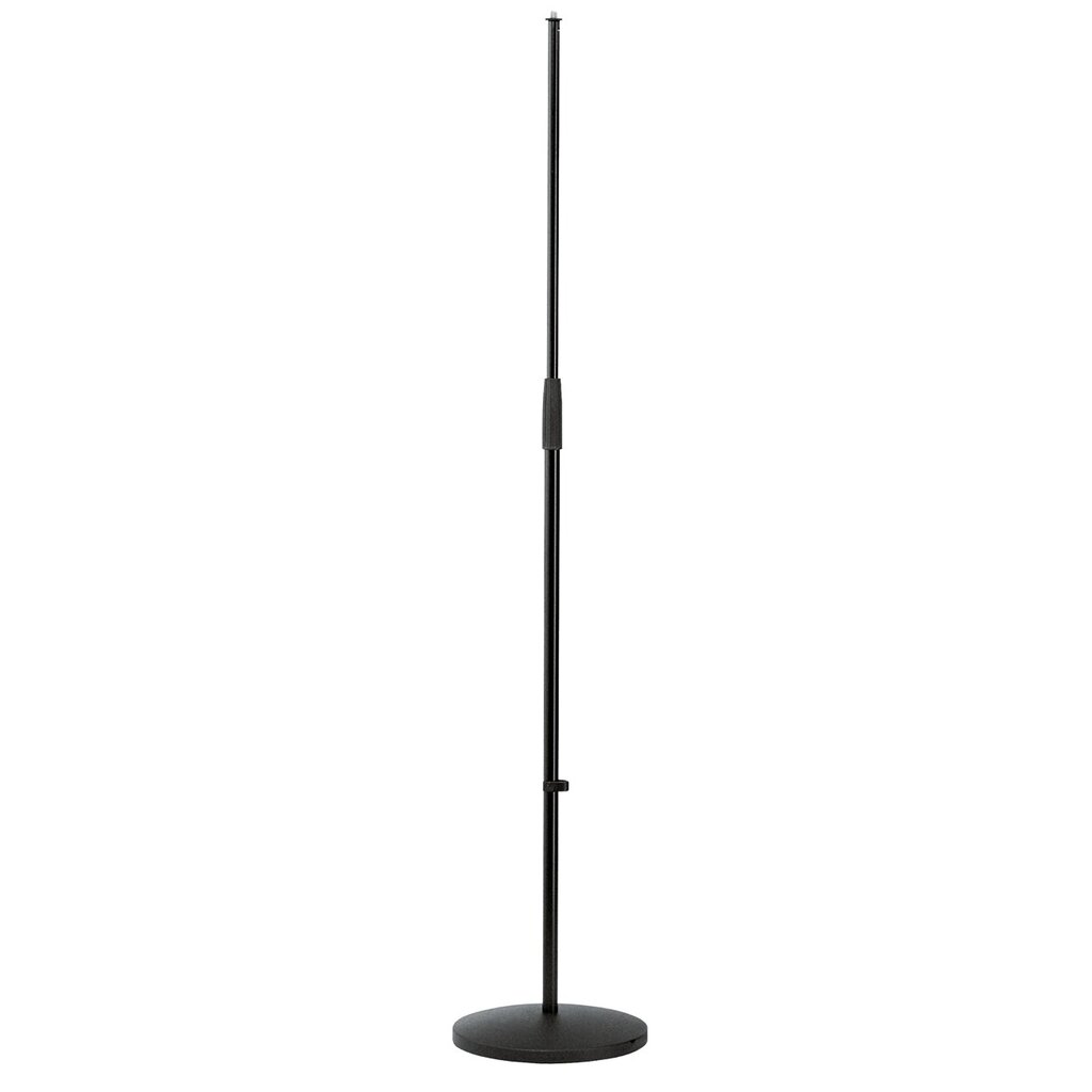 [26010-300-55] K&M 26010 Mikrofonstativ med rund fot Sort finish