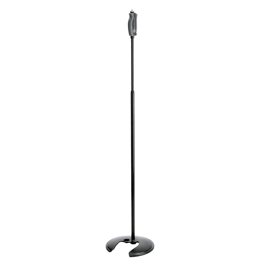 K&M 26075 STACKABLE ONE-HAND MICROPHONE STAND black