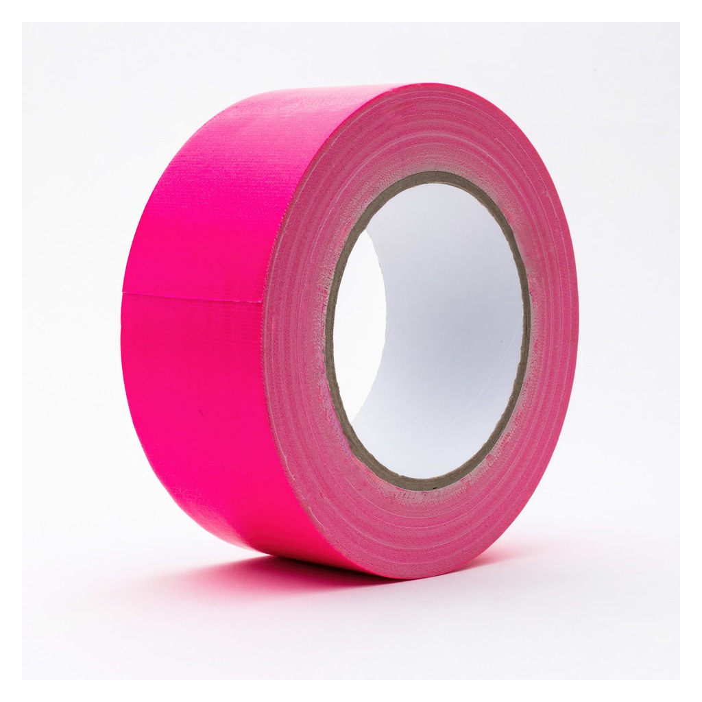 MegaTape Gaffa tape fluoriserende 25 mm x 25m Rosa (UT70)