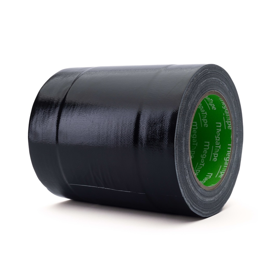 MegaTape Tunnel tape 150 mm x 25 mtr Sort (950)