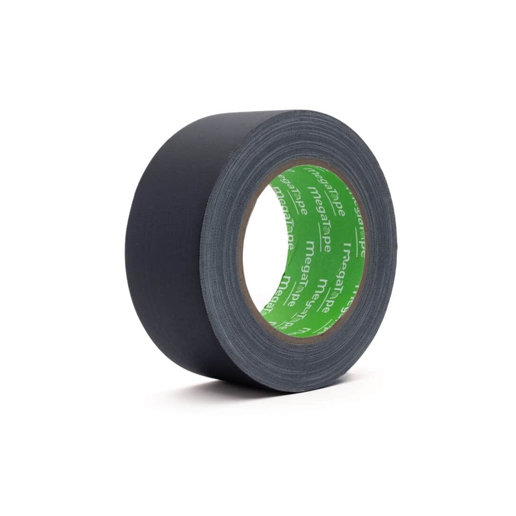 MegaTape Gaffa tape matt skrivbar 50 mm x 25 mtr Sort (UT120)