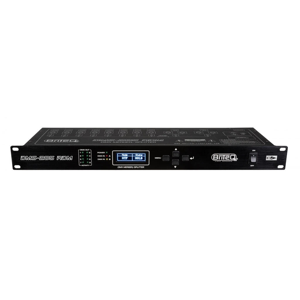 Briteq DMS-285 RDM – 8-veis DMX/RDM-splitter og merger