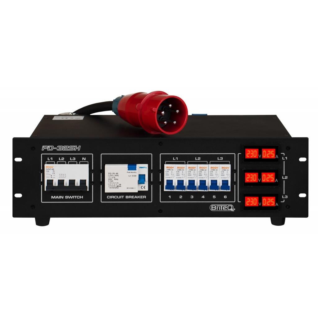 Briteq BRITEQ PD-32SH, 32A strømdistribusjon
