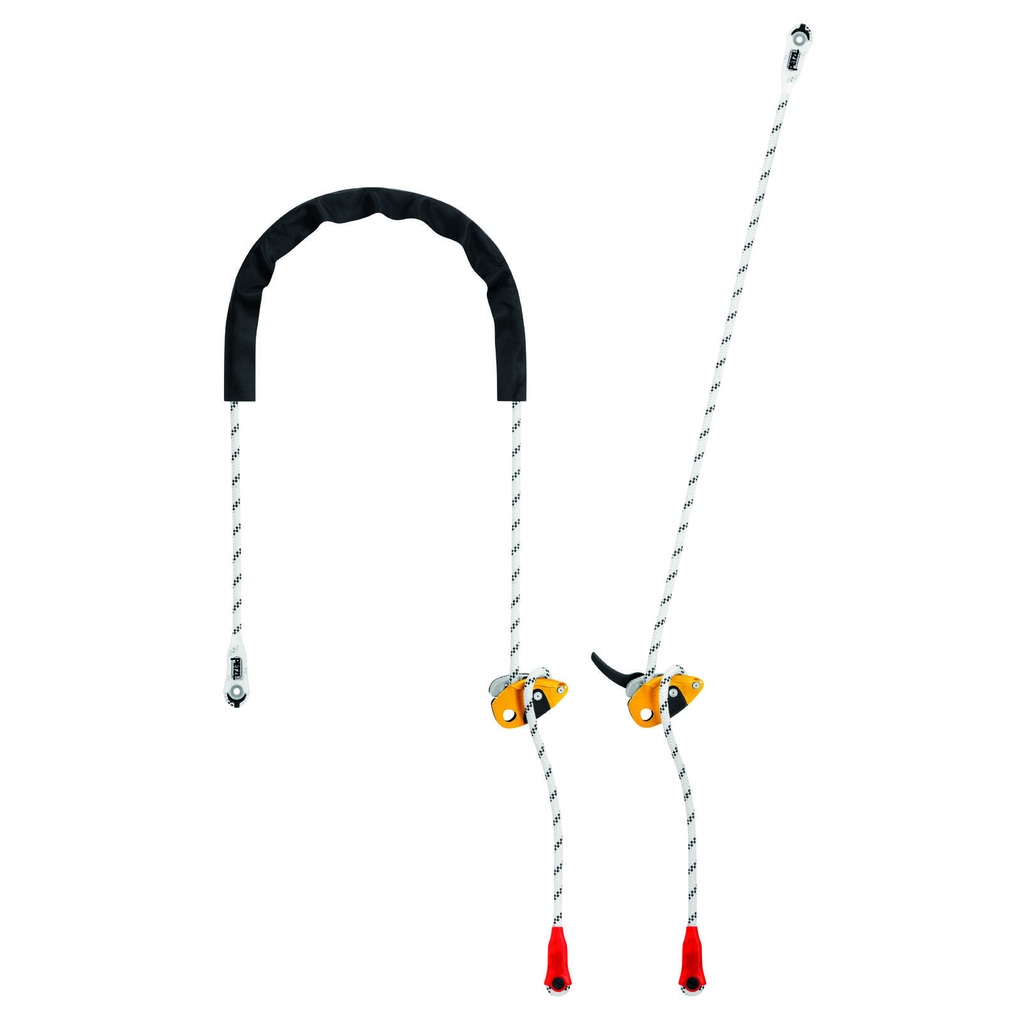 [159378] Petzl GRILLON – justerbar støtteline for arbeidsposisjonering (5m / Hvit/gul)