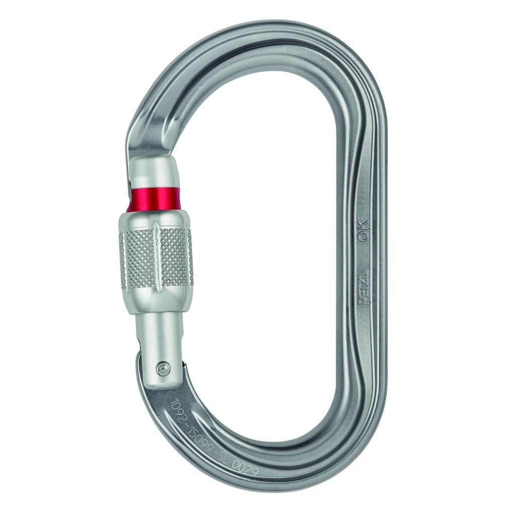[159412] Petzl M33A SL OK SCREW-LOCK – oval karabiner med manuell skrulås
