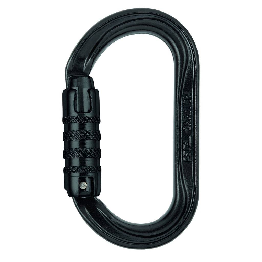 [159422] Petzl M72A TLN OXAN TRIACT-LOCK – sort høyfast stålkarabiner med automatisk låsing
