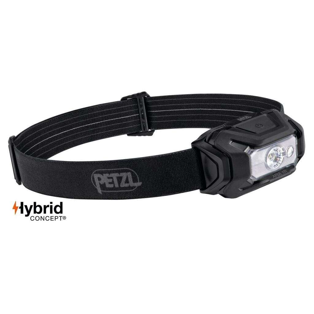 [186577] Petzl E069DB00 ARIA 1R RGB – oppladbar hodelykt 475 lumen med RGB-lys