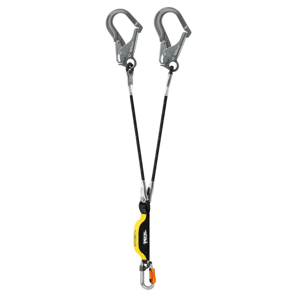 [182478] Petzl L012BB00 ABSORBICA-Y MGO 80 International Version – dobbel forbindelsesline med falldemper og MGO-koblinger