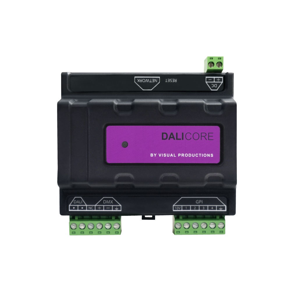 [158868] Visual Productions DaliCore – DALI- og DMX-kontroller