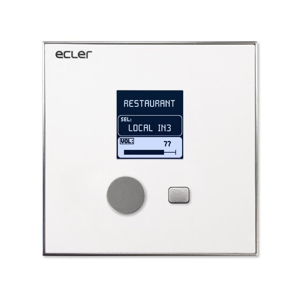 Ecler eMCONTROL1 – veggpanel-kontroller