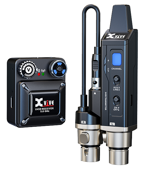 Xvive U45D – stereo trådløst in-ear-system