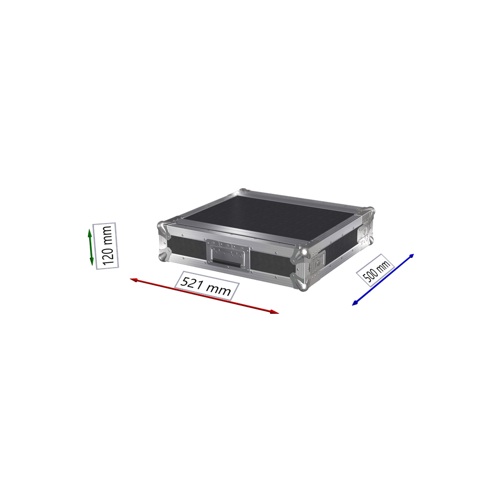 Capro 02u Effekt-rack, 400mm kropp