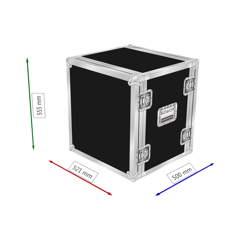 Capro 12u Effekt-rack, 400mm kropp