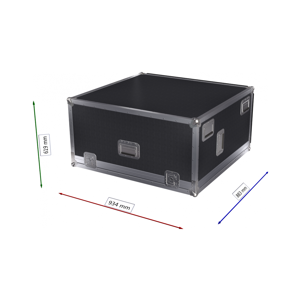 Capro Kasse for Allen & Heath S3000, 80mm Kabelgate,hjul