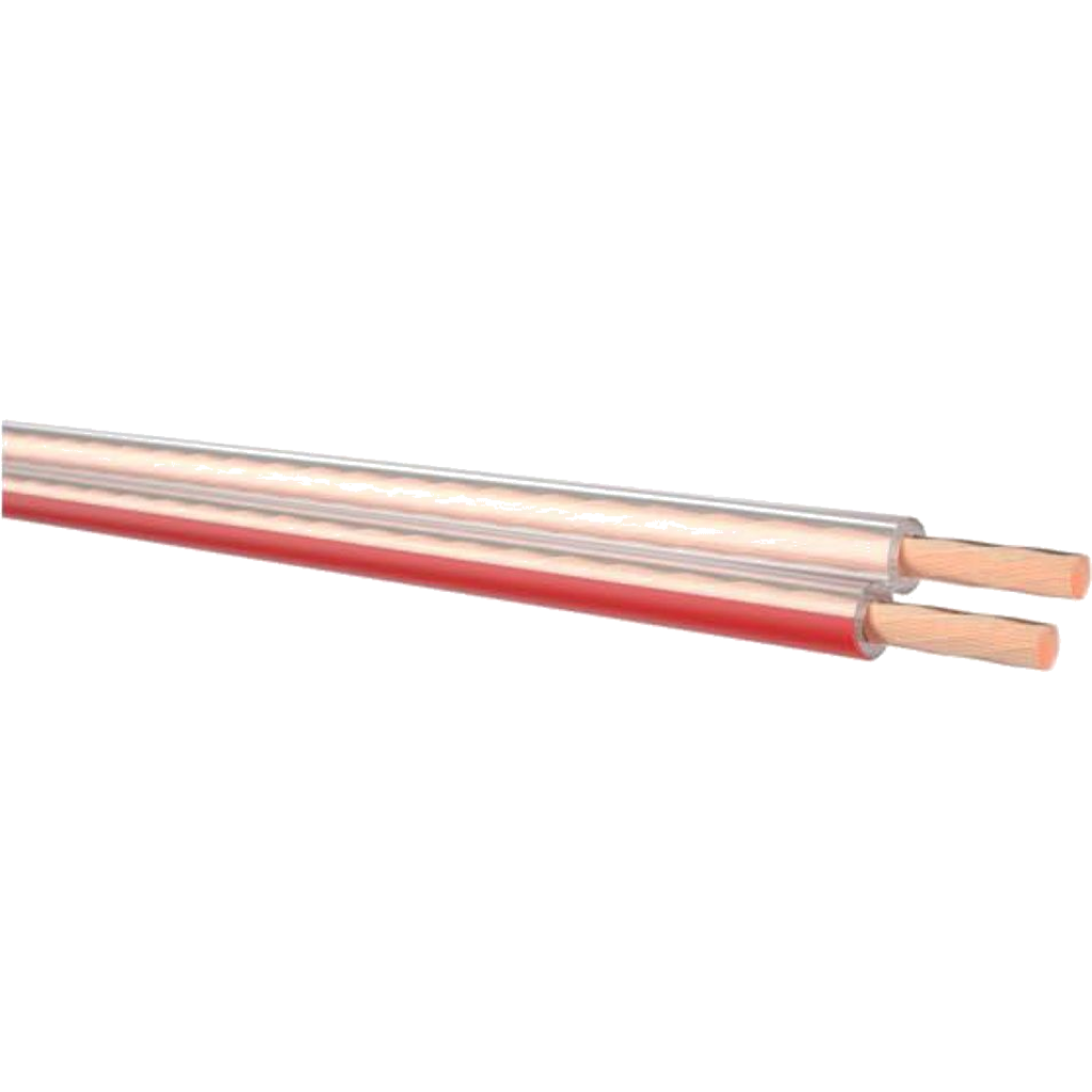 Dreitec 54100 – flat høyttalerkabel 2 × 2,5 mm², 100 m