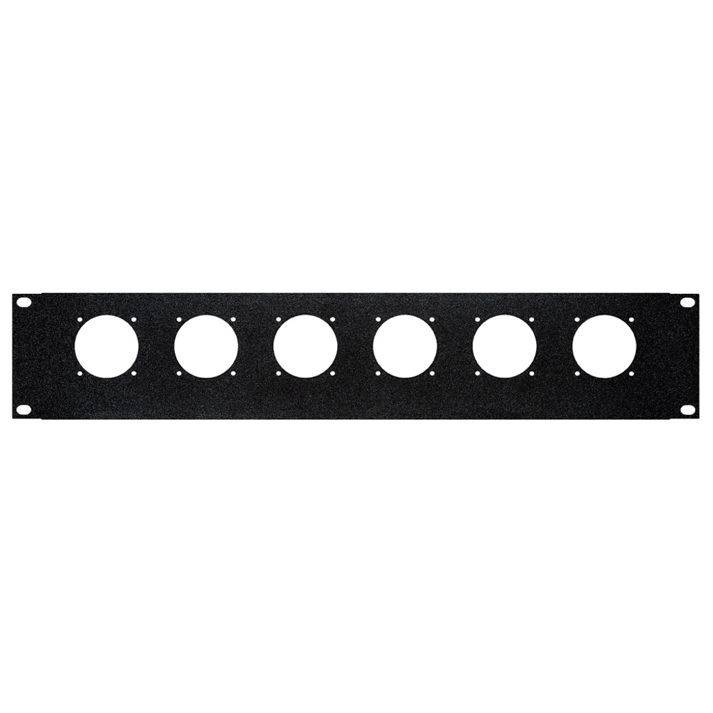 [9556] Dreitec 9491 – 19″ tilkoblingspanel (2U x 19", 6x Schuko)
